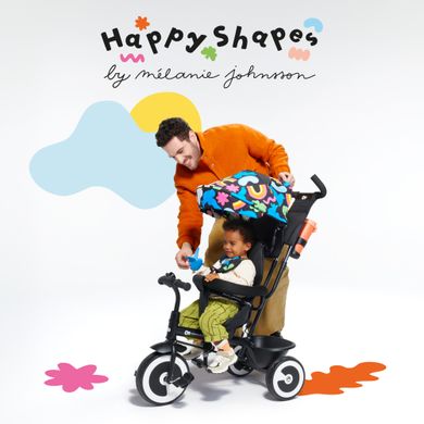 Трехколесный велосипед Kinderkraft Aston Happy Shapes (KRASTO00HAP0000) Spok