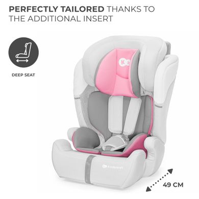 Автокрісло Kinderkraft Comfort Up i-Size Pink (KCCOUP02PNK0000) Spok