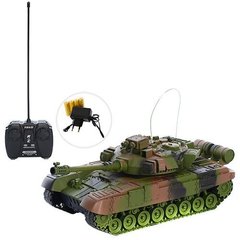 Радиоуправляемый танк на аккумуляторах Bambi XJ13 Хаки Spok