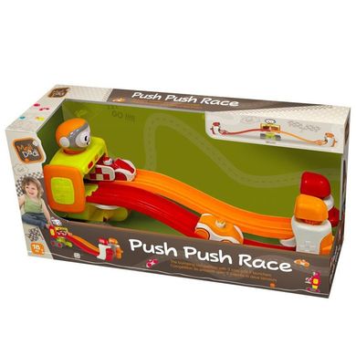 Интерактивный автотрек-робот Meli Dadi Push Push Race (80013) Spok
