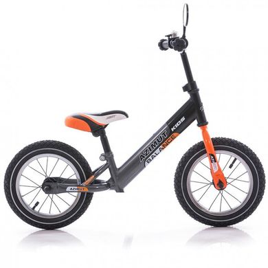 Беговел Azimut Balance Bike Air 12" Графит-оранжевый Spok