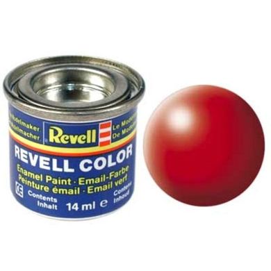 Краска светящаяся красная шелковисто-матовая luminous red silk 14ml Revell (32332) Spok