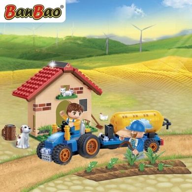Конструктор Banbao EcoFarm Трактор (8582) Spok