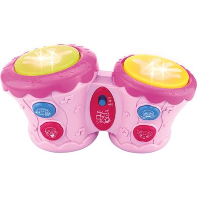 Музыкальная игрушка BeBeLino Барабаны Бонго Розовые (57032-1) Spok