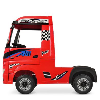 Дитячий електромобіль-вантажівка Mercedes Actros Червоний (M 4208EBLR-3) Spok