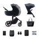 Универсальная коляска 2 в 1 Kinderkraft Prime 2 Venezian Black (KSPRIM02BLK2000) Фото 1