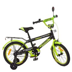 Детский велосипед Profi Inspirer 18" Черно-салатовый (SY1851) Spok