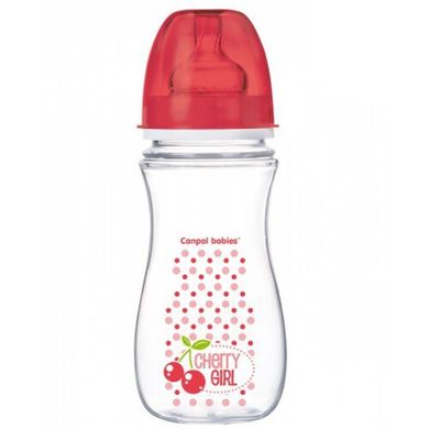 Бутылочка для кормления Canpol Babies EasyStart Фрукты 300 мл, в ассортименте (35/211) Spok