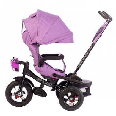 Трехколесный велосипед Tilly Cayman с пультом Фиолетовый лен (T-381/2) Spok
