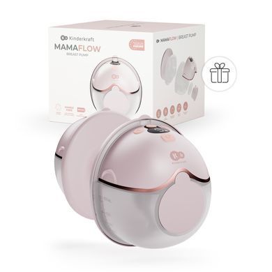 Электрический молокоотсос Kinderkraft MamaFlow Pink (KEMAFL00PNK0000) Spok