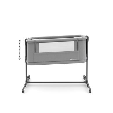 Приставная кроватка-люлька Kinderkraft Nestee Grow 2 Dark Grey (KLNEEGR2DGR0000) Spok