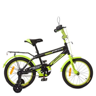 Детский велосипед Profi Inspirer 18" Черно-салатовый (SY1851) Spok