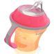 Кружка-непроливайка с мягким носиком BabyOno Natural Nursing, 180 мл Оранжево-розовая (1456) Фото 2
