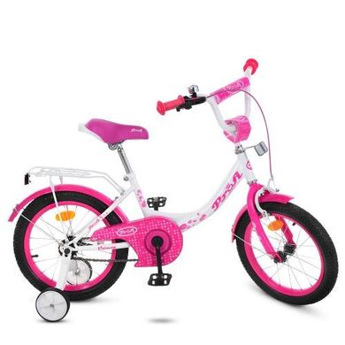 Детский велосипед Profi Princess 16" Y1414 Бело-малиновый Spok