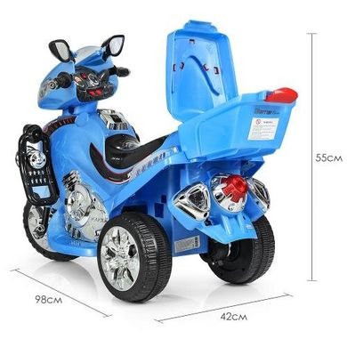 Мотоцикл Bambi Голубой (M 0562-4) Spok