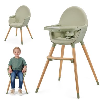 Стульчик для кормления 2 в 1 Kinderkraft Fini 2 Green (KHFINI02GRE0000) Spok