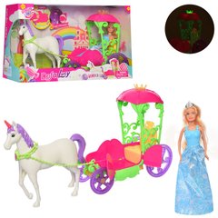 Кукла в карете с лошадью Defa Lucy Wonder Land (8423) Spok