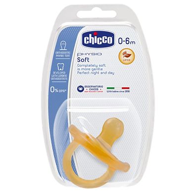 Пустышка Chicco Physio Soft Латексная 6-12 (73002.31) Spok