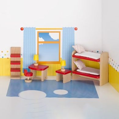 Набор кукольной мебели Goki Мебель для детской комнаты (51719G) Spok