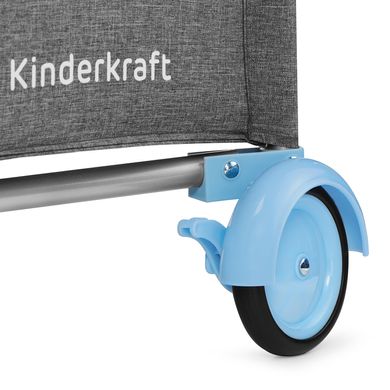 Кровать-манеж с пеленатором Kinderkraft Joy Blue (KKLJOYBLU000AC) Spok