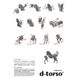 3D-пазл из гофрокартона Kawada D-torso Конь Белый (4,5802386192e+012) Фото 4