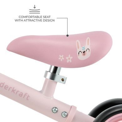 Каталка-беговел Kinderkraft Cutie Flash Pink (KRCUFL00PNK0000) Spok