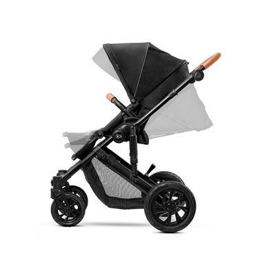 Универсальная коляска 2 в 1 Kinderkraft Prime Black + MommyBag (KKWPRIMBKMB200) Spok