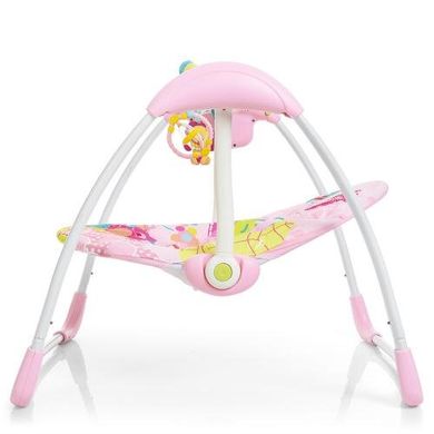 Кресло-качалка Mastela Deluxe Portable Swing Розовая (6519) Spok