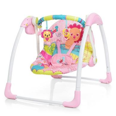 Кресло-качалка Mastela Deluxe Portable Swing Розовая (6519) Spok