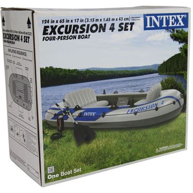 Надувная лодка Intex 68324 Excursion 4 местная Spok