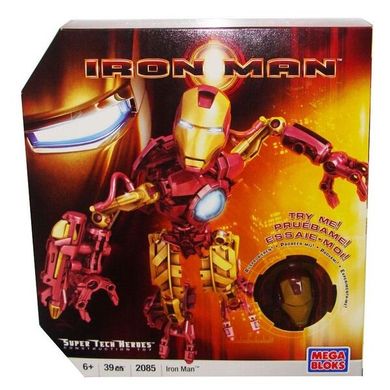 Детский конструктор Mega Bloks Серия Марвел Игровой набор Железный человек - супергерой (2085) Spok