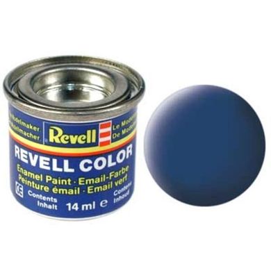 Краска синяя матовая blue mat 14ml Revell (32156) Spok