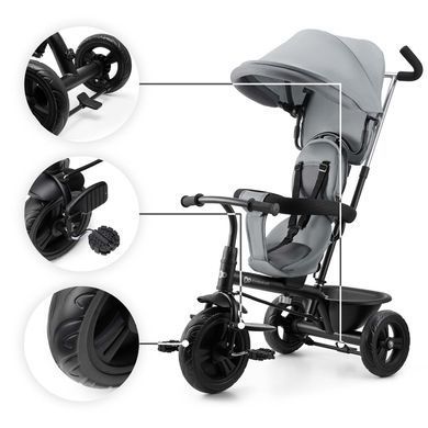 Трехколесный велосипед Kinderkraft Freeway 2 Grey (KRFRWA02GRY0000) Spok