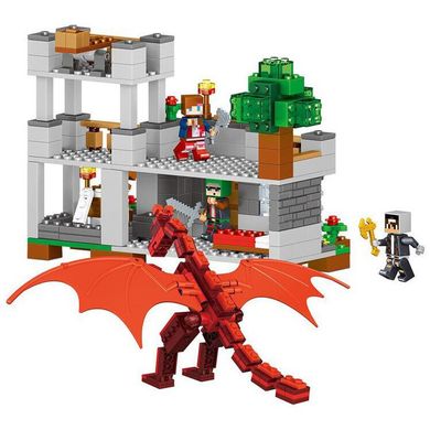 Конструктор Lele Minecraft Красный дракон (33027) Spok