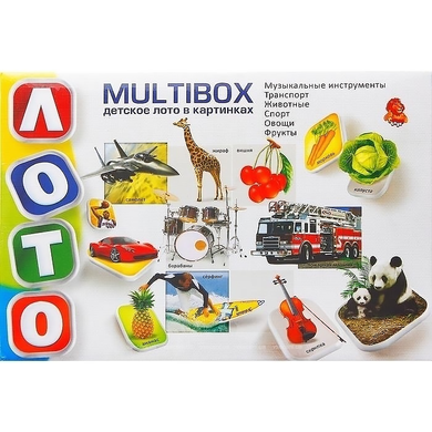 Настольная игра Danko Toys "Лото детское "Multibox" (2611, DTL40М) Spok