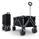 Складная туристическая тележка Kinderkraft Rollster Mystic Black (KSROLL00BLK0000) Фото 1