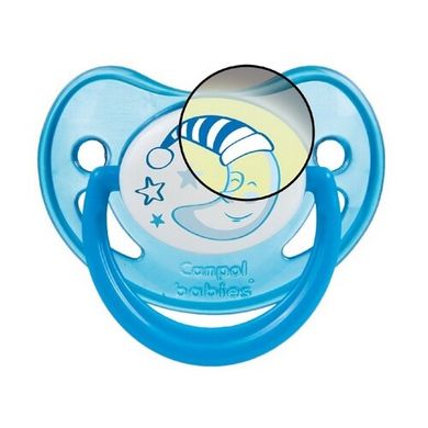 Силиконовая анатомическая пустышка Canpol Babies Night dreams, 0-6 месяцев, в ассортименте (22/500) Spok