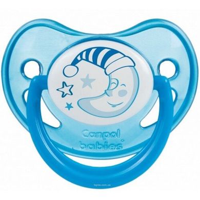 Силиконовая анатомическая пустышка Canpol Babies Night dreams, 0-6 месяцев, в ассортименте (22/500) Spok