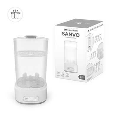 Стерилизатор-сушилка Kinderkraft Sanvo (KESANV00WHT0000) Spok
