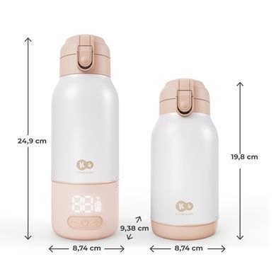 Портативний підігрівач для молока і термос 2-в-1 Kinderkraft Gaja Beige (KEGAJA00BEG0000) Spok