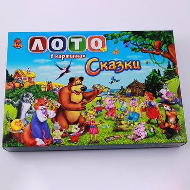 Настольная игра Danko Toys "Детское лото "Сказки" (2611, DTL40С1) Spok