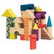 Деревянные кубики Battat Еловый домик 40 элементов в сумочке (BX1361Z) Фото 1