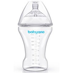 Бутылочка для кормления антиколиковая BabyOno Natural Nursing, 260 мл (1451) Spok