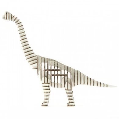 3D-пазл из гофрокартона Kawada D-torso Брахиозавр Белый (4,580238619e+012) Spok