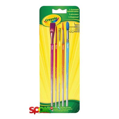 Набор кисточек для красок Crayola, 5 шт (3007) Spok