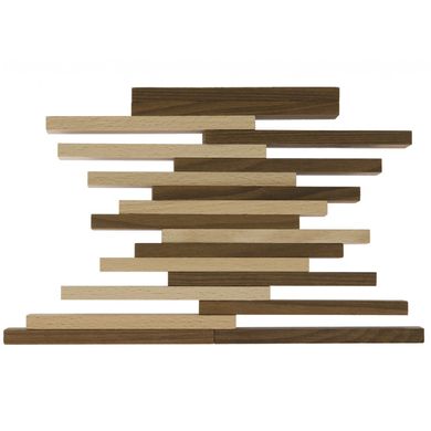 Конструктор деревянный Goki Строительные блоки натуральний (58532) Spok