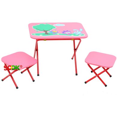 Стол с 2-мя стульчиками OMMI Смешарик Красный Spok