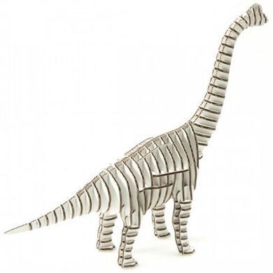 3D-пазл из гофрокартона Kawada D-torso Брахиозавр Белый (4,580238619e+012) Spok