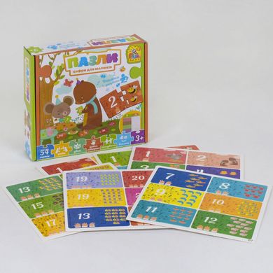 Настольная игра Fun Game Пазлы и цифры для малышей (64575) Spok