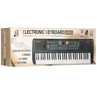 Синтезатор Metr+ Electronic Keyboard MQ6111-12 с микрофоном Spok